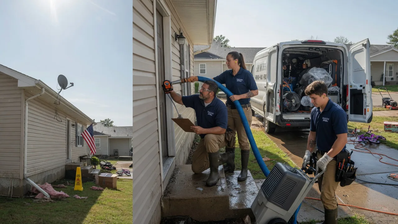 Ceiling Water Damage Restoration in Barneveld, WI near me